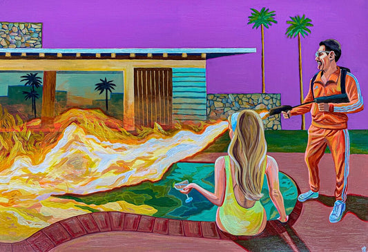 "Ride or ride" by Brittany Fanning 116x81cm