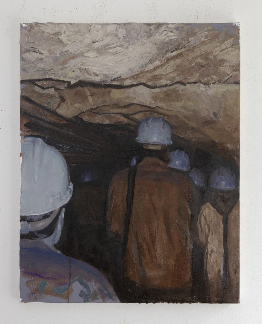 "Miners" by Alexis Schofield 70 x 56 cm